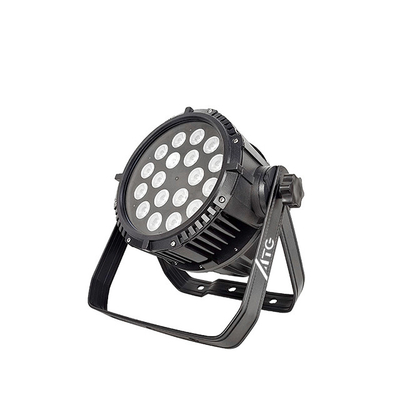 RGBW Disco LED Par Can Stage Waterproof Lampu 18 * 10W Dengan Waktu Kerja yang Panjang