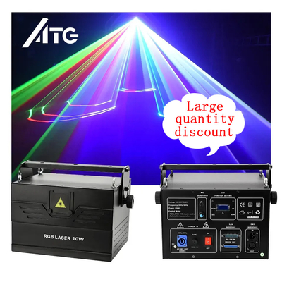 6kg 5-10W RGB Full Color Light Disco Night Club Efek Khusus Led Lampu Panggung Outdoor Laser Light Laser Dj