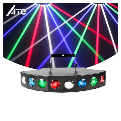 RGBW 4 In1 DMX LED Scanner Pindah Head Light Dengan 50000 Jam Kehidupan Kerja