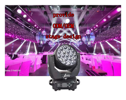 Solusi Pencahayaan Bar Disco Party LitePro DLX Layout 19X15W RGBW Lampu Kepala Bergerak
