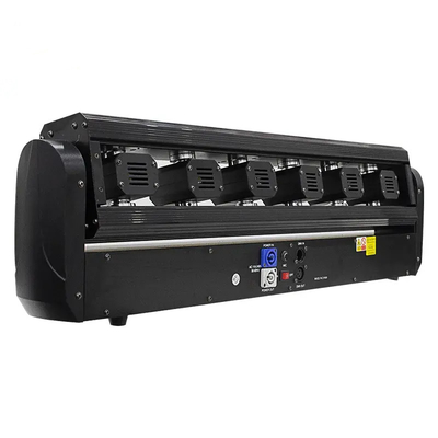 6pcs RGBW 6 Eye Laser Stage Light Led Beam Moving Head Untuk Klub Malam Disco DJ